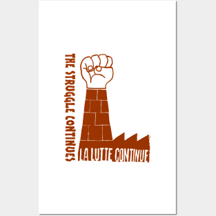 La lutte continue ("The struggle continues") Posters and Art